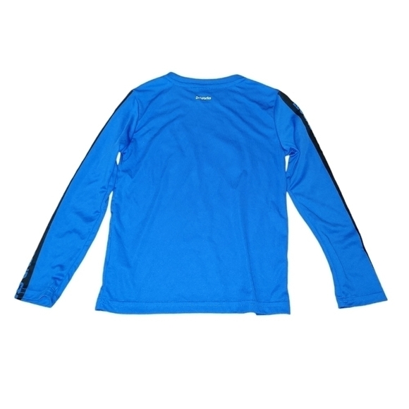 5/$10 Athletic Works size small blue long sleeve DriWorks top soccer graphic - Picture 4 of 7